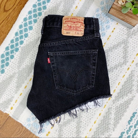 Levi's Pants - Y2K Vintage • Levi’s 501 High-Rise Jean Shorts